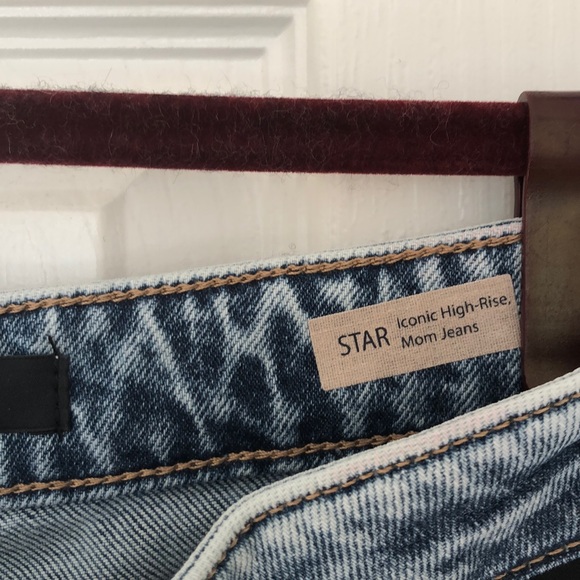 Mavi Star Iconic High rise Mom Jean Blue Size 26 L 29 - Picture 3 of 14